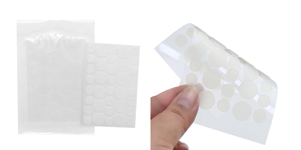 Overnight and daytime hydrocolloid patch sheets side by side