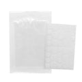 Two sheets of clear round hydrocolloid spot patches in 12 mm and 8 mm sizes